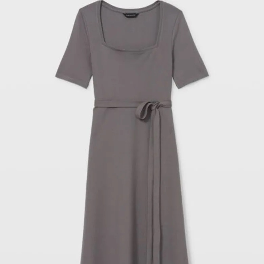 Club Monaco green asymmetrical dress